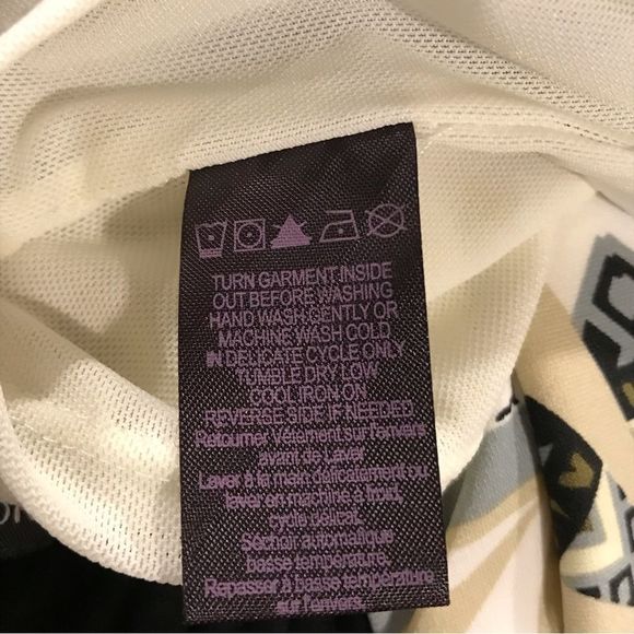 Hale Bob v-neck sleeveless beaded neckline midi dress size M - Picture 8 of 9